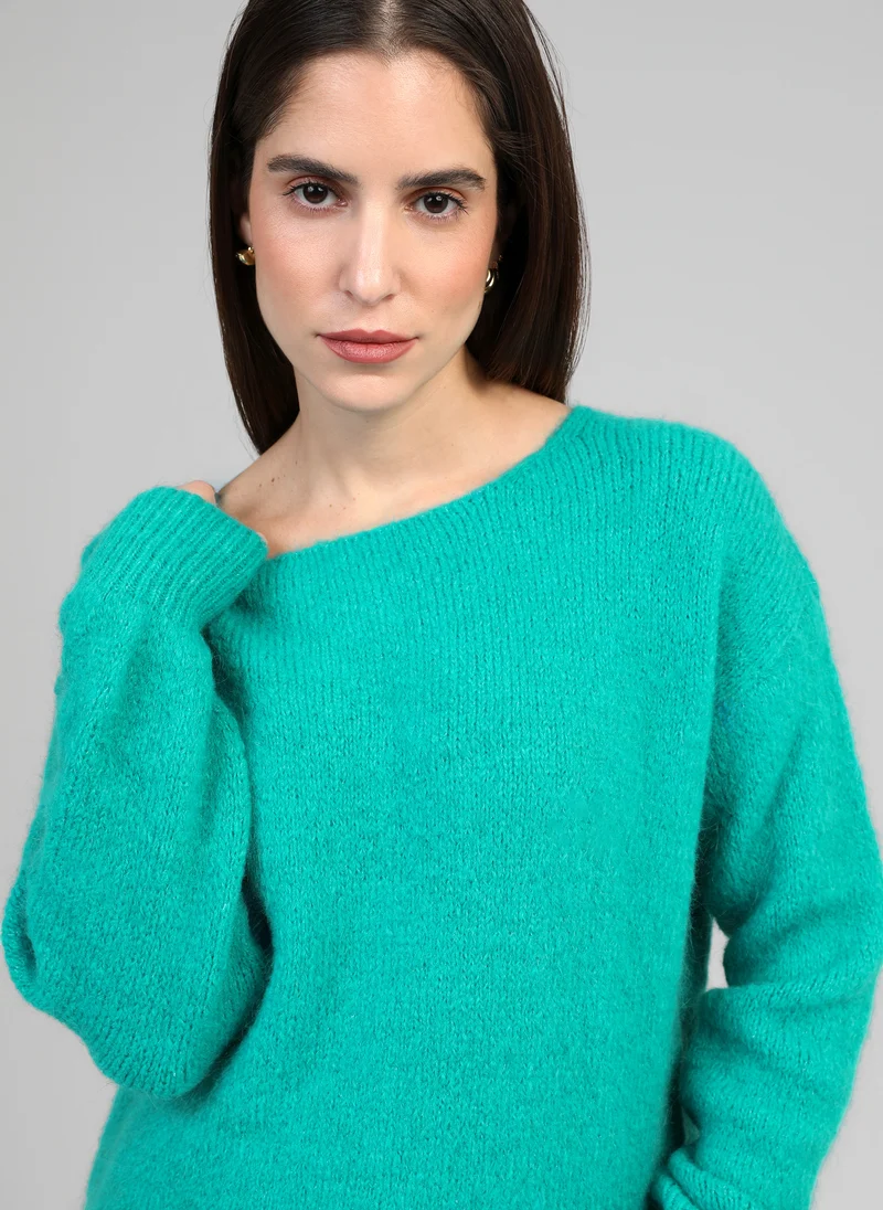 PULL LEBOUMI turquoise