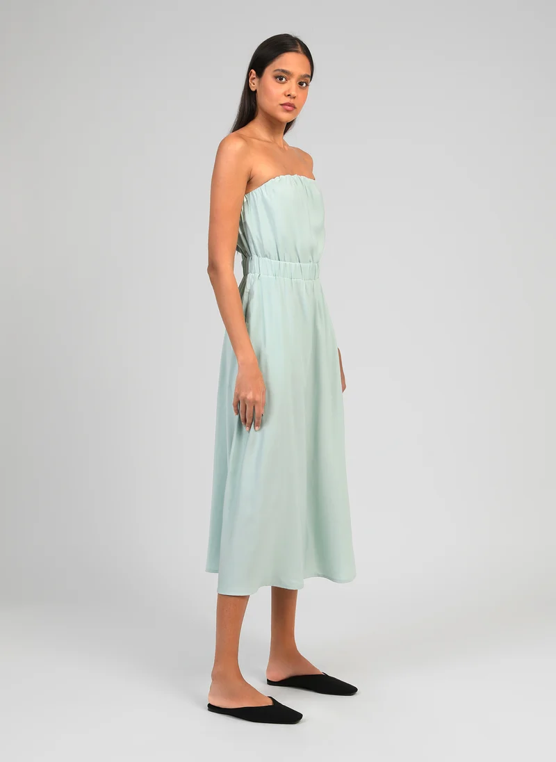 ROBE LONGUE MILIKA celadon