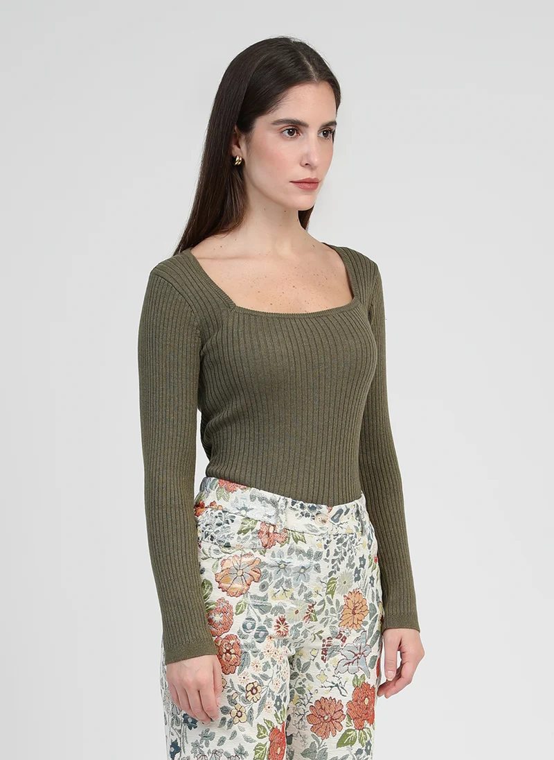 PULL LESIE militaire