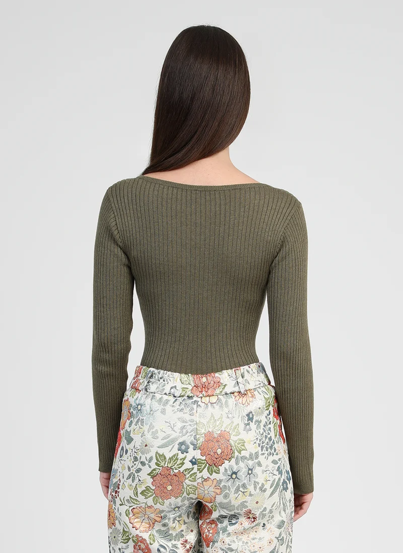 PULL LESIE militaire