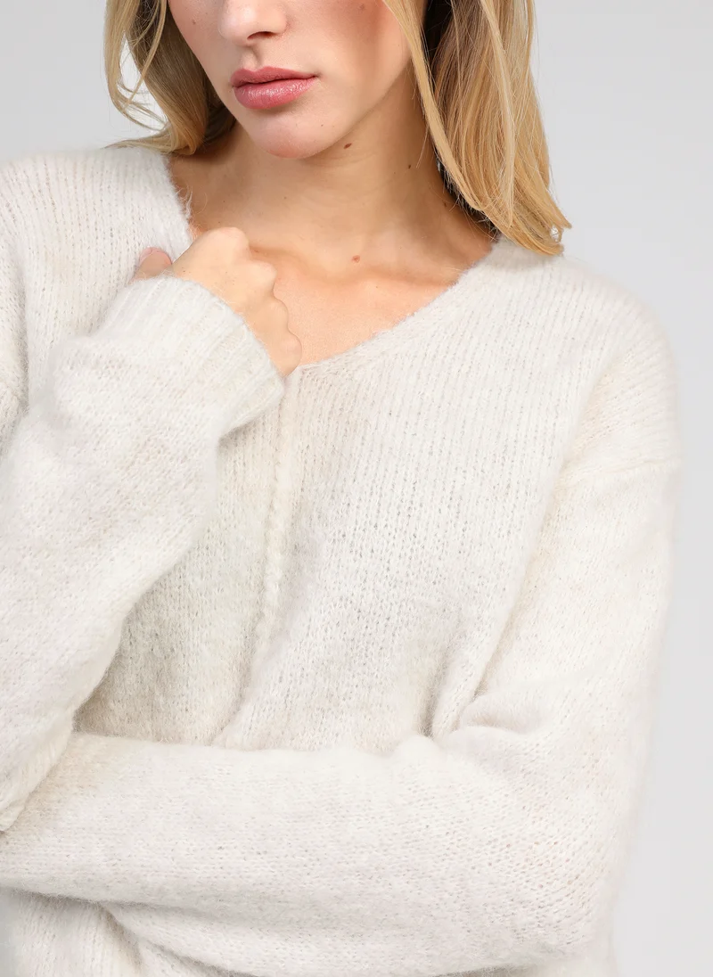 PULL LENOLI ecru