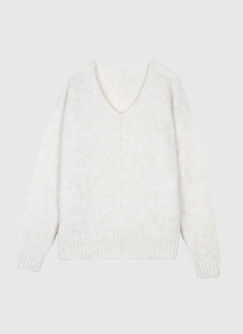 PULL LENOLI ecru