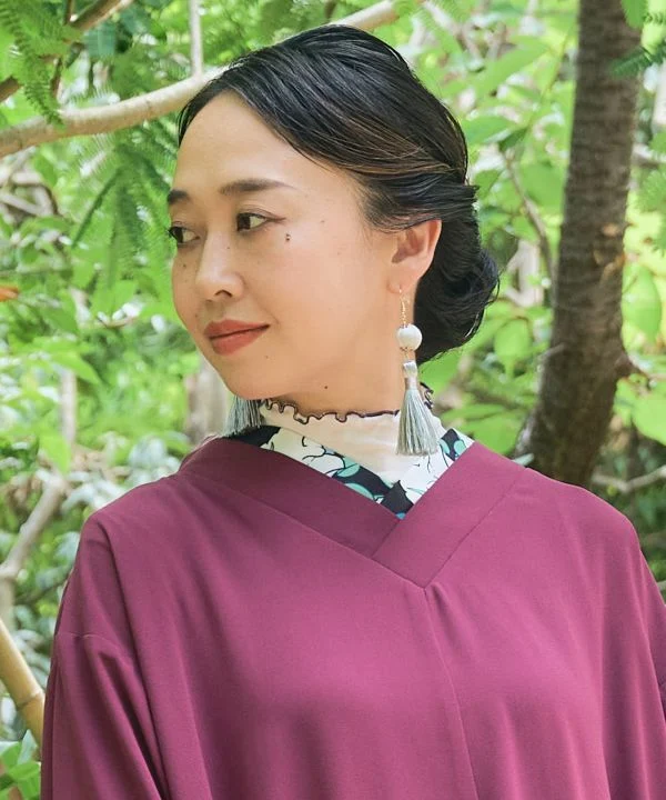 Haut Tokuri intérieur transparent et vibrant