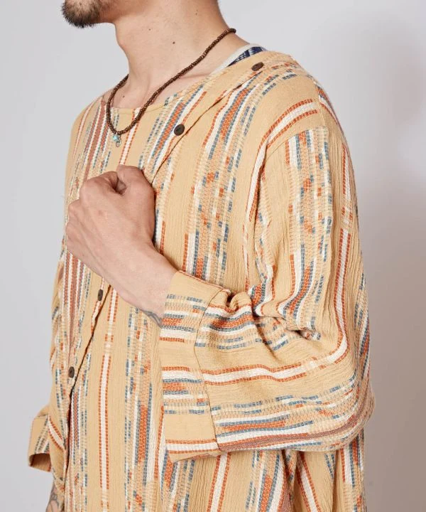 Haut polyvalent en jacquard bohème