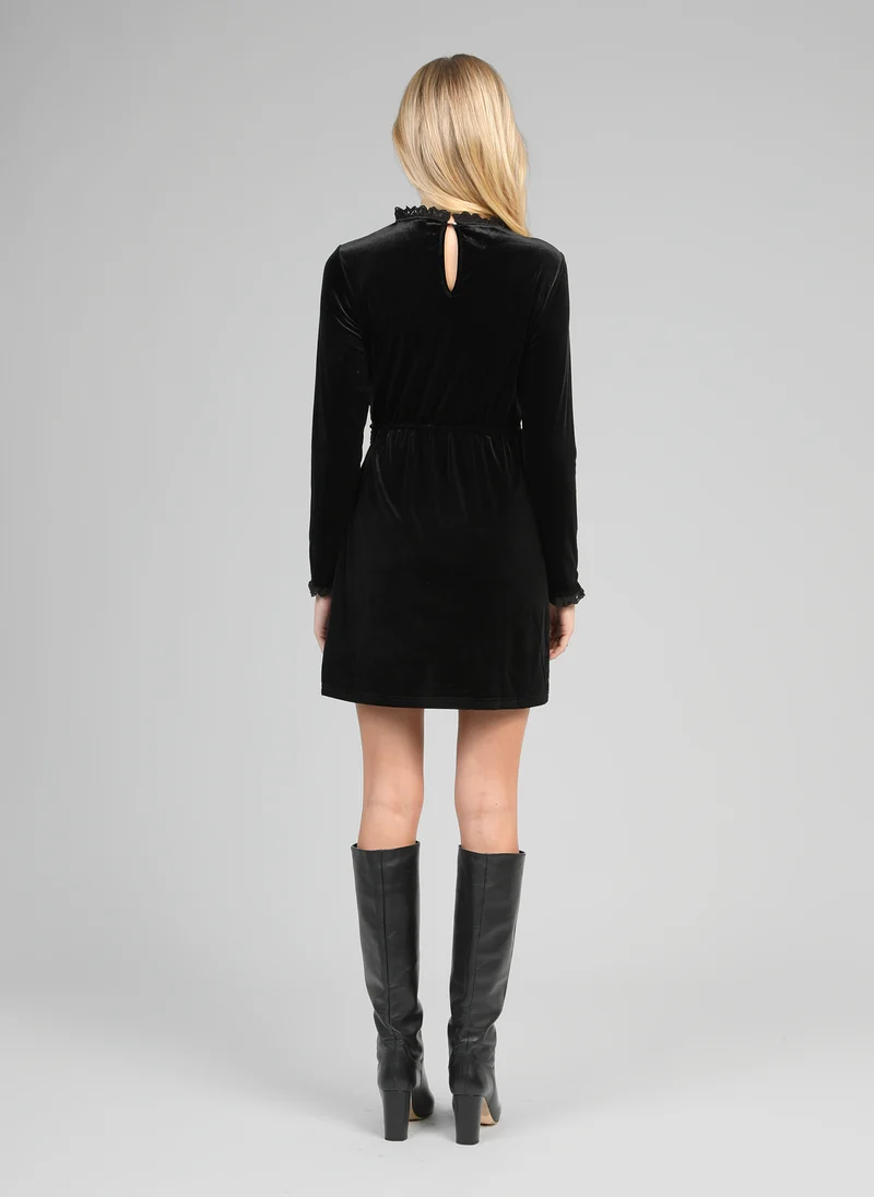 ROBE COURTE ELIOTY noir