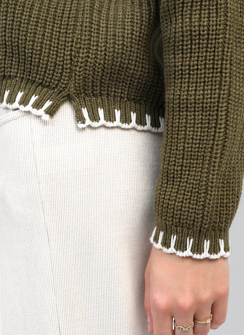 PULL VALENTINE militaire