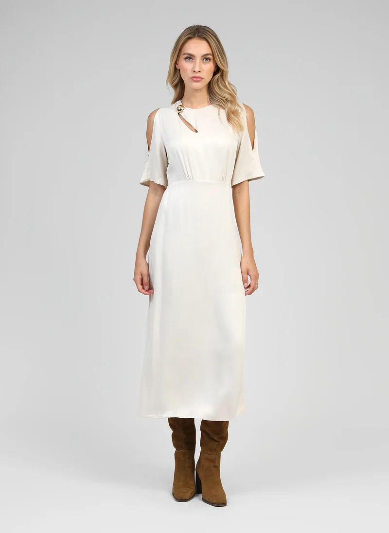 ROBE LONGUE MAELSA ecru