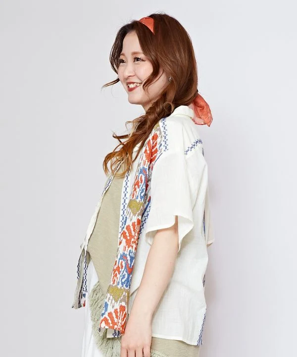 Chemise brodée