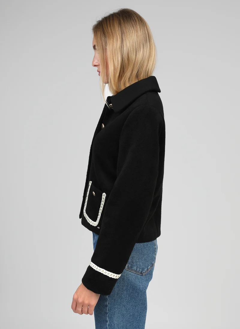 VESTE HONORE noir
