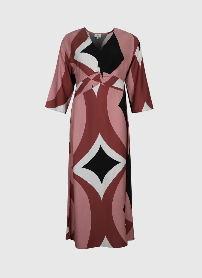 ROBE MIDI MASAMY galimo rose