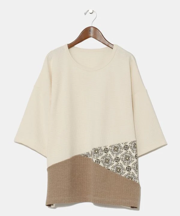 Haut ample en patchwork