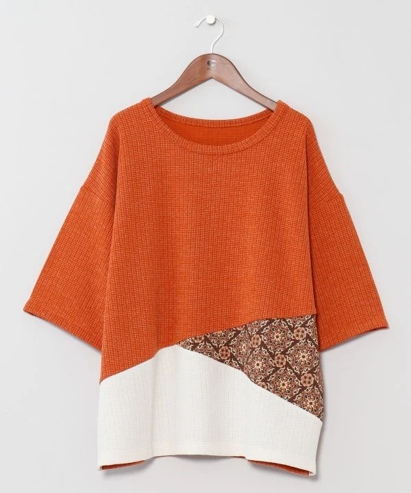 Haut ample en patchwork