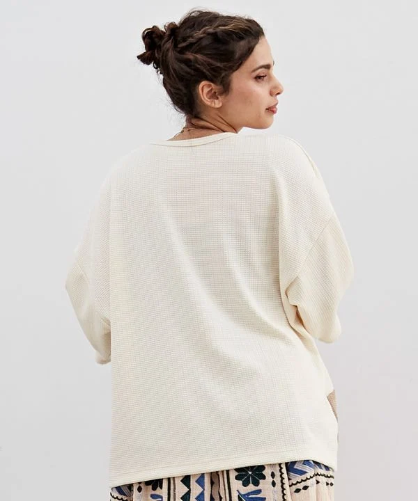 Haut ample en patchwork