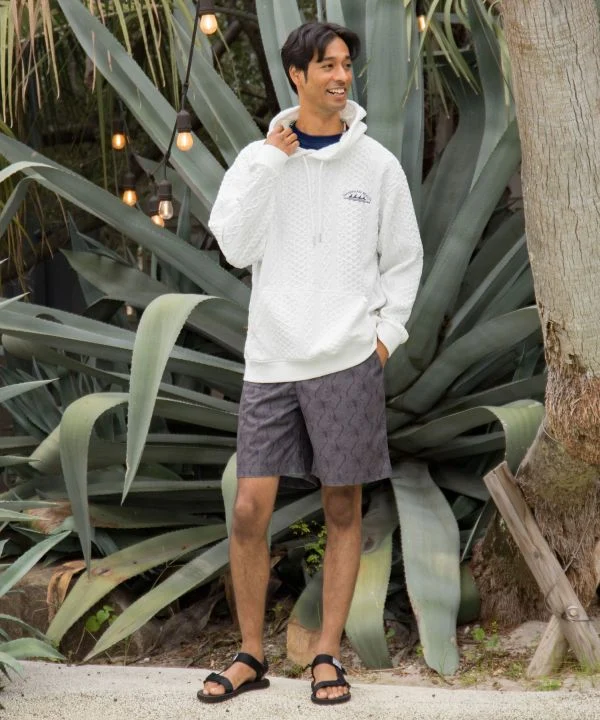 Sweat à capuche homme à détails texturés