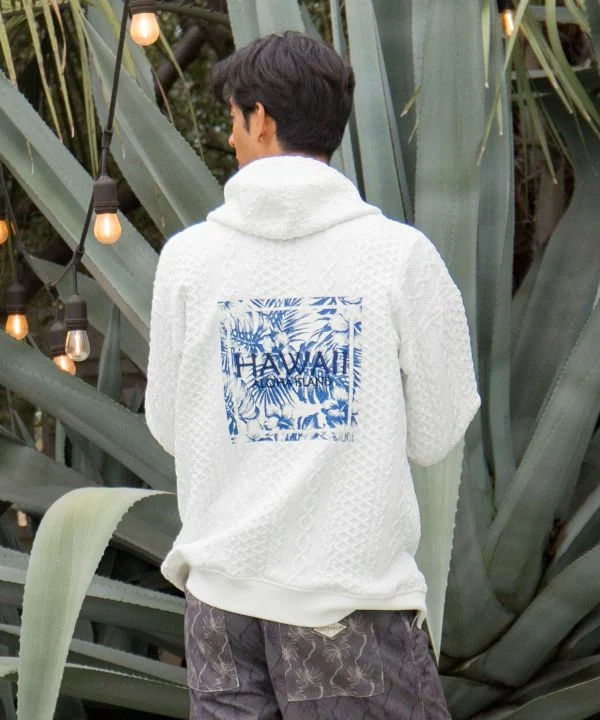 Sweat à capuche homme à détails texturés