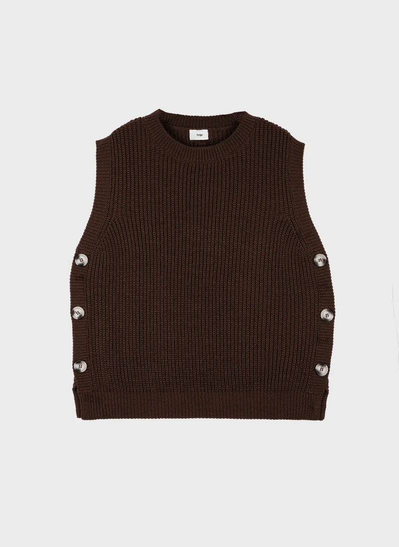 PULL VIVIENNE marron