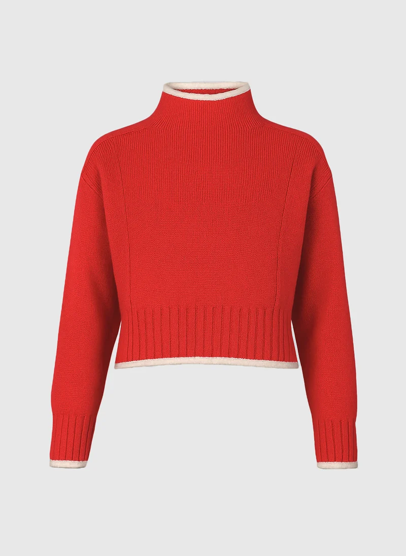 PULL LAZARIO rouge