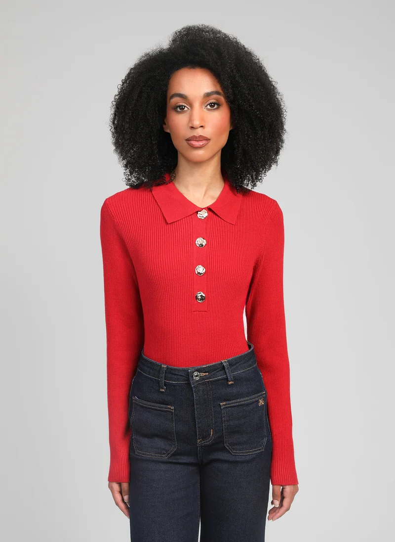 PULL NABI rouge