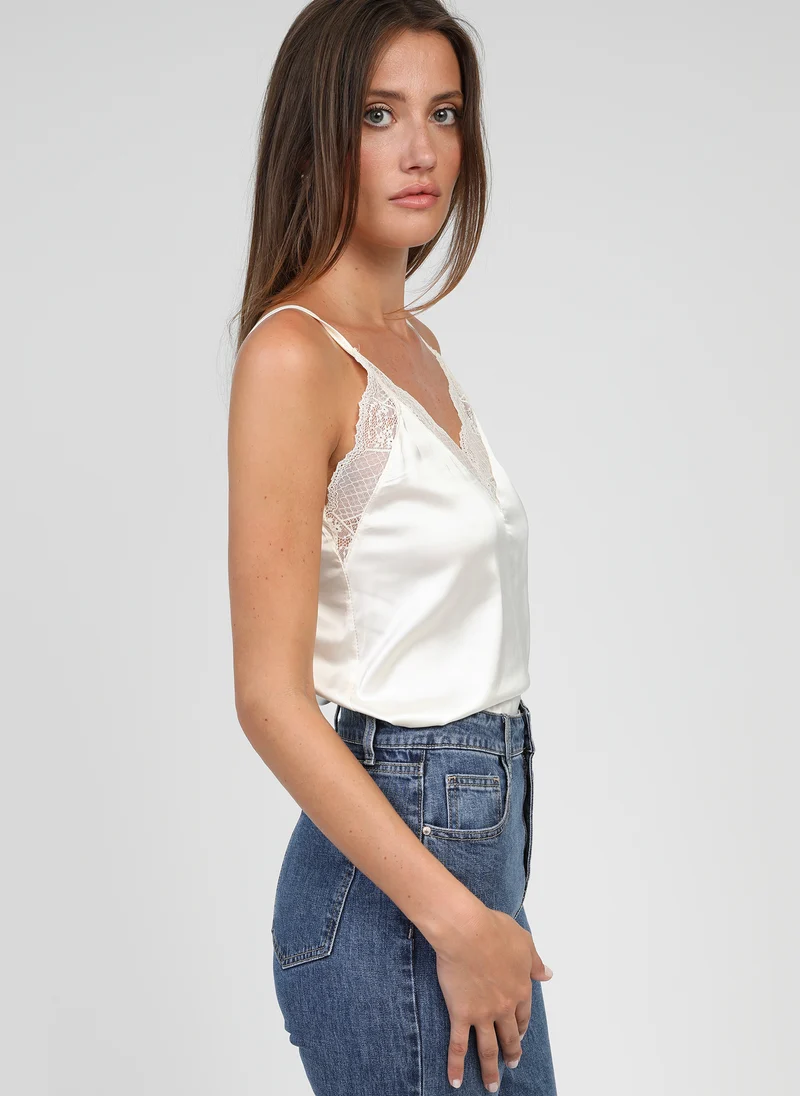 DEBARDEUR ADELAELLE blanc casse