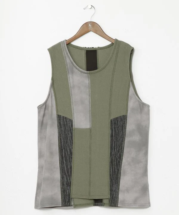 Débardeur patchwork pour homme