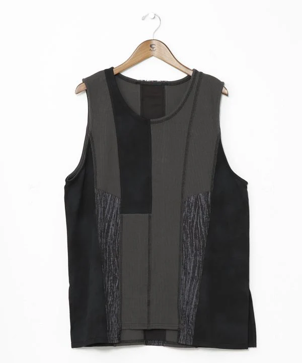 Débardeur patchwork pour homme