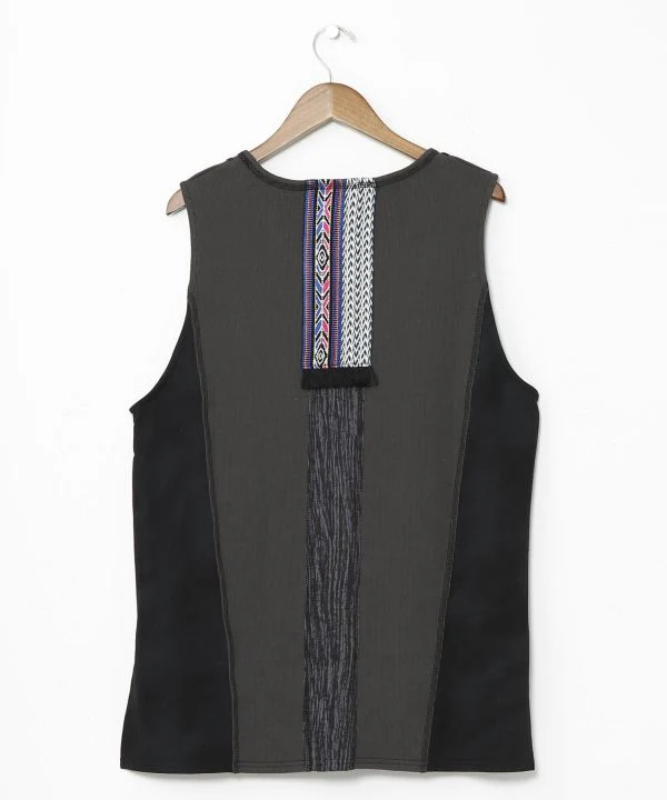 Débardeur patchwork pour homme