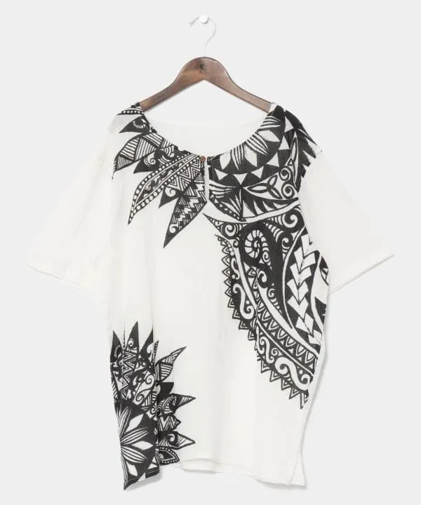 Haut unisexe à motif tribal