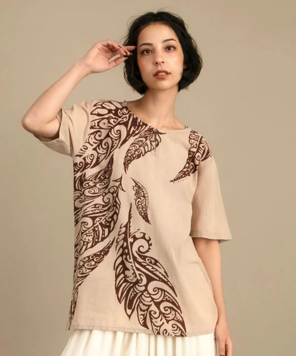 Haut unisexe à motif tribal