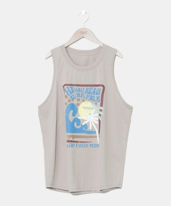 Débardeur graphique pour homme SURF＆Palms