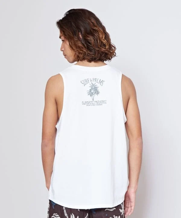 Débardeur graphique pour homme SURF＆Palms