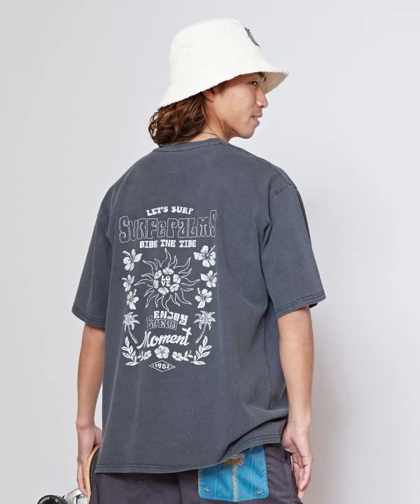 T-shirt graphique vintage pour homme SURF＆Palms