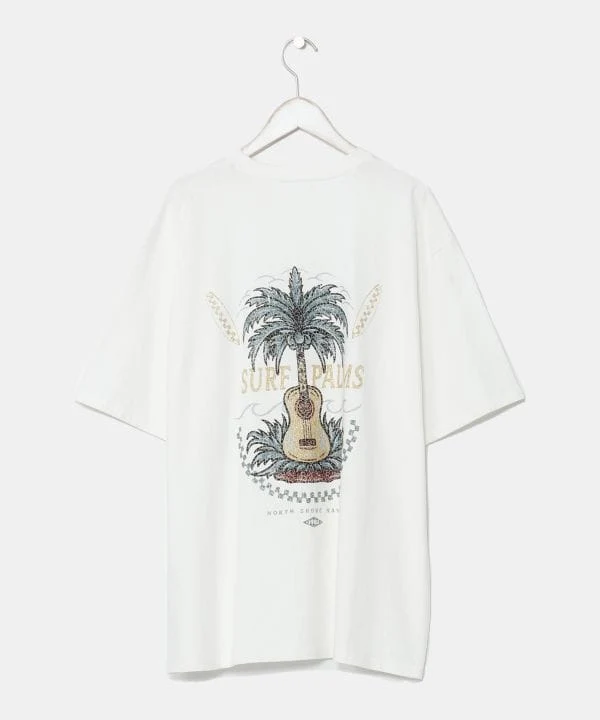 T-shirt graphique vintage pour homme SURF＆Palms