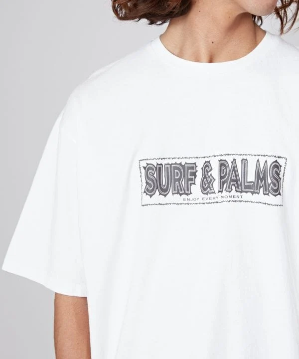 T-shirt graphique vintage pour homme SURF＆Palms