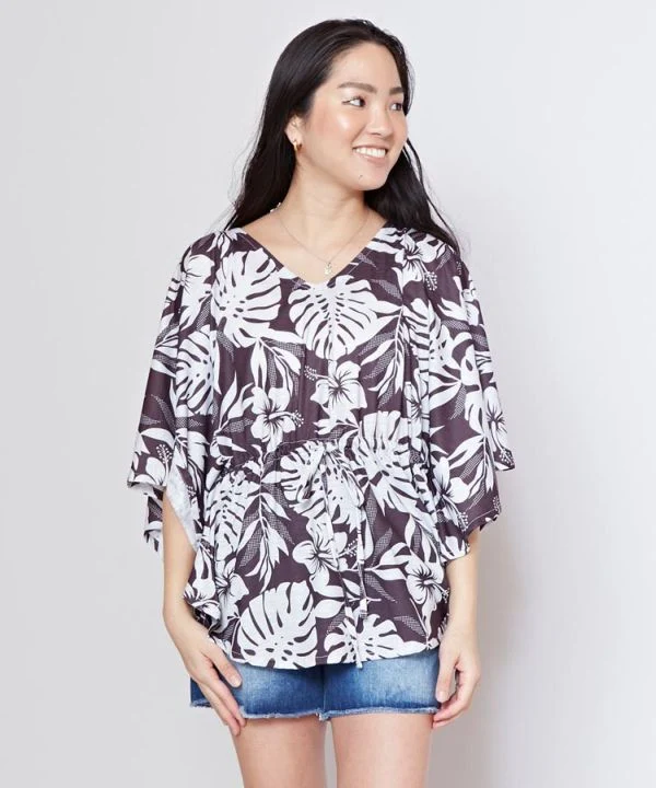 Haut poncho Floral Resort