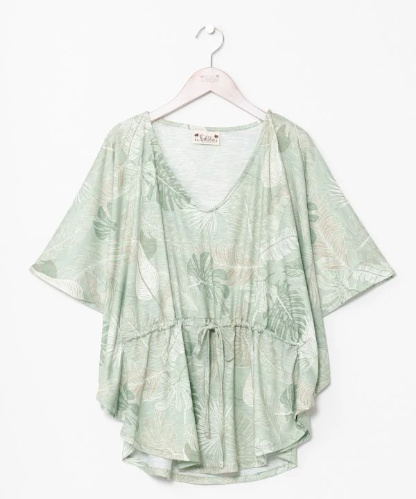Haut poncho Floral Resort