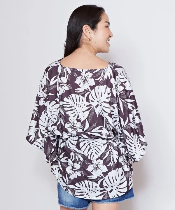 Haut poncho Floral Resort