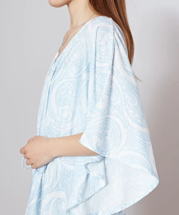 Haut poncho Floral Resort