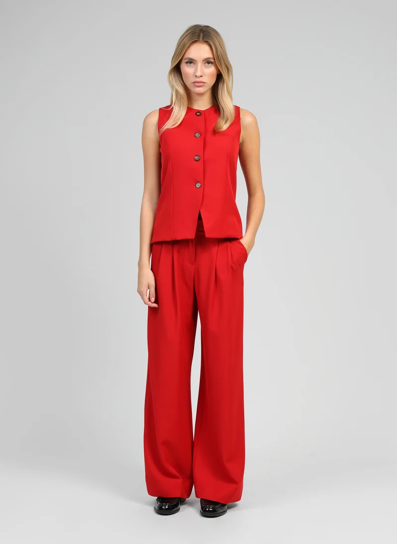 PANTALON PHELISE rouge