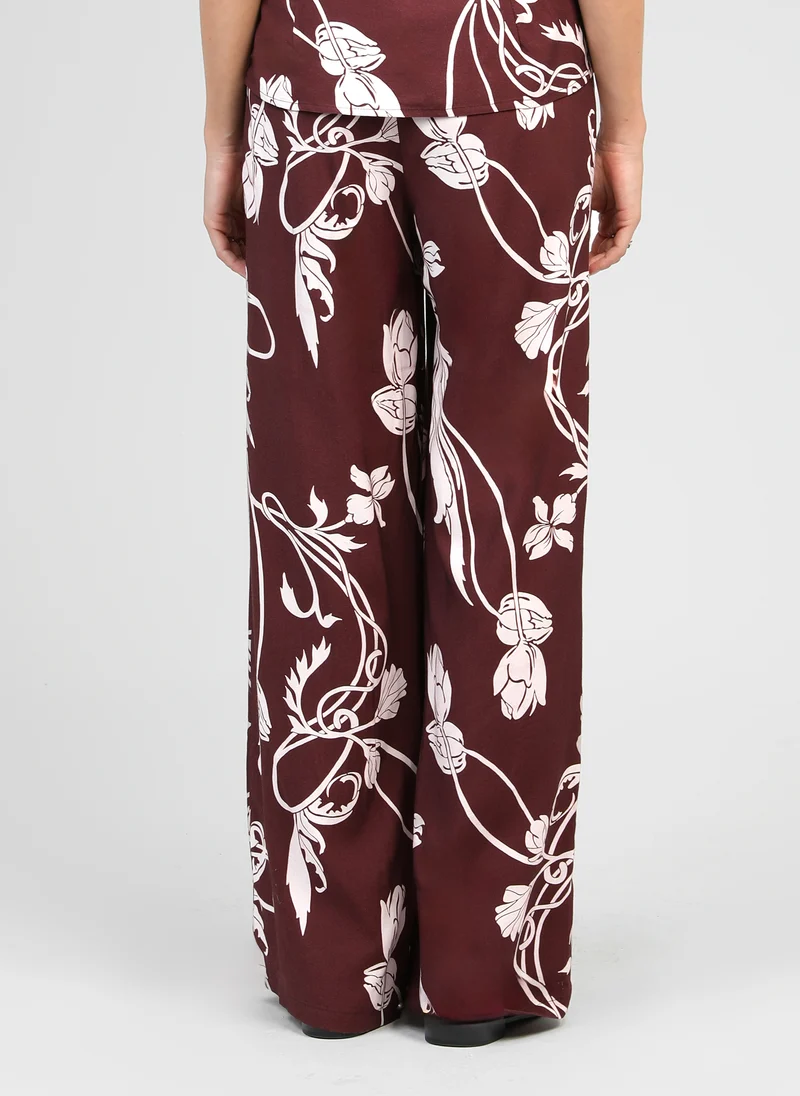 PANTALON PHLORA kriket bordeaux