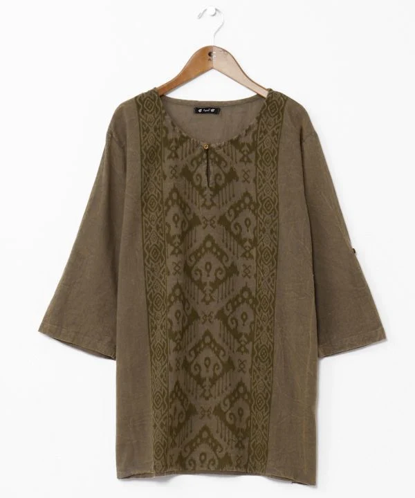 Haut Kurta en crêpe de coton