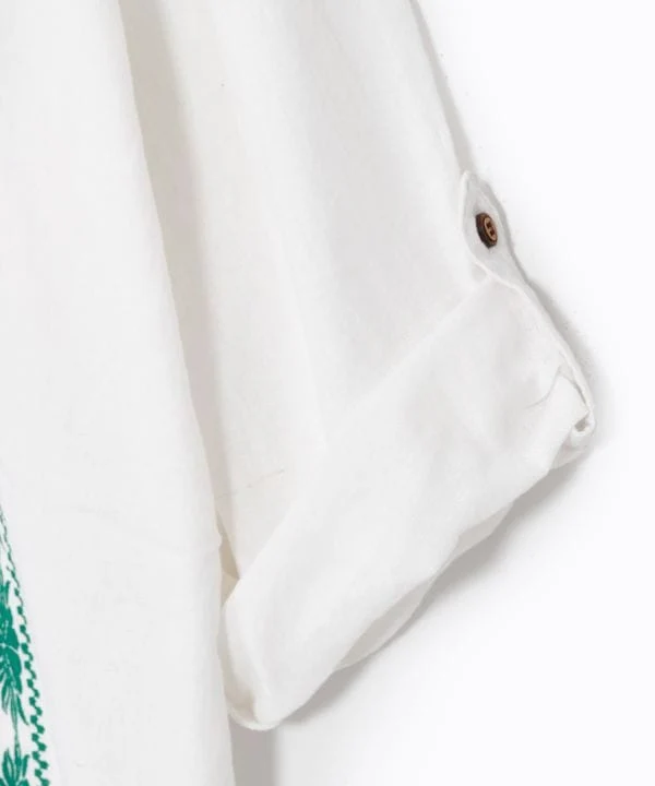 Haut Kurta en crêpe de coton