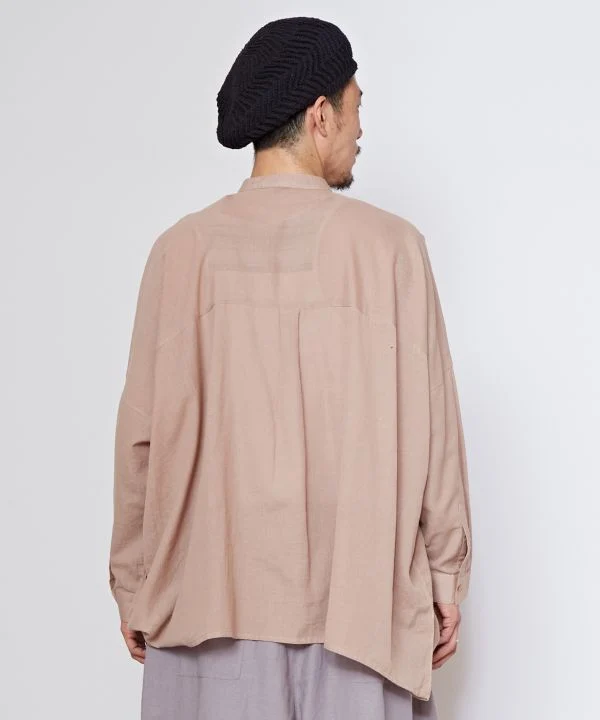 Chemise bohème en lin mélangé