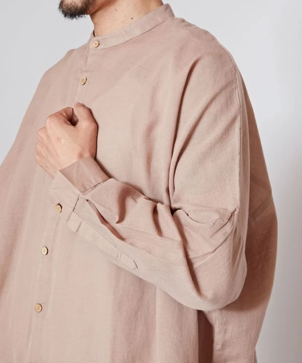 Chemise bohème en lin mélangé