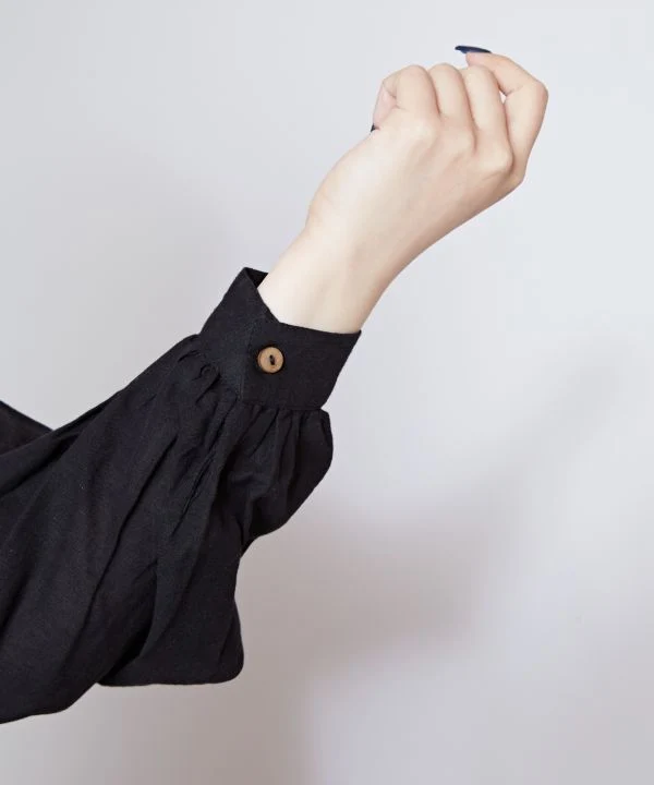 Chemise bohème en lin mélangé