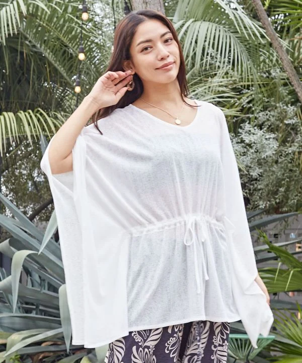 Haut poncho transparent Maomao