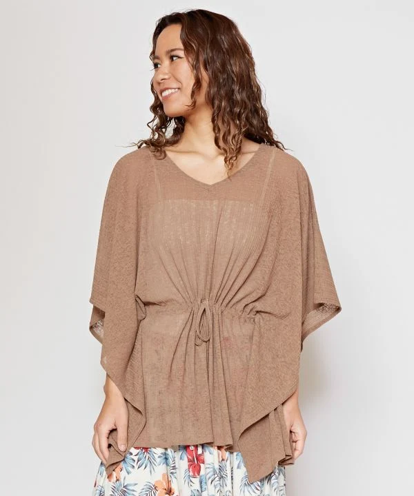 Haut poncho transparent Maomao