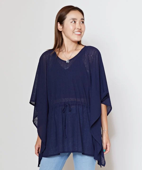 Haut poncho transparent Maomao