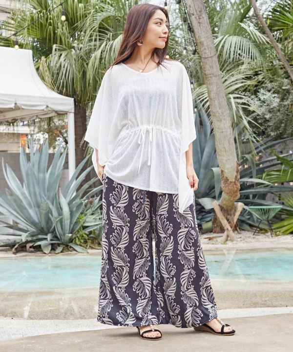Haut poncho transparent Maomao
