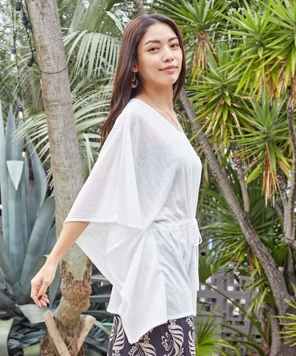 Haut poncho transparent Maomao