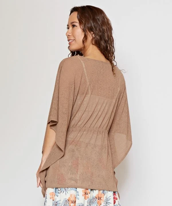 Haut poncho transparent Maomao